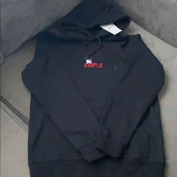 Staple Tops Nwt Sold Out Jeff Staple X Hello Kitty Hoodie Poshmark